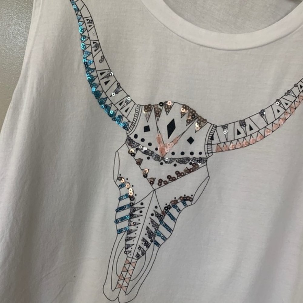 Express buffalo / longhorn / bull skull tank